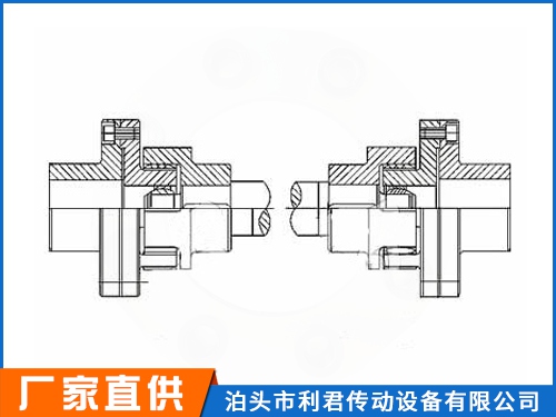 山东LXQ接中间轴球铰型星形弹性联轴器